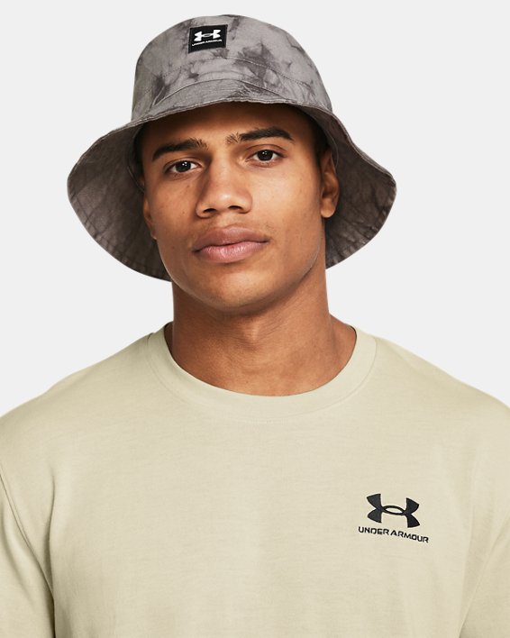 Men's UA Branded Bucket Hat in Gray image number 2